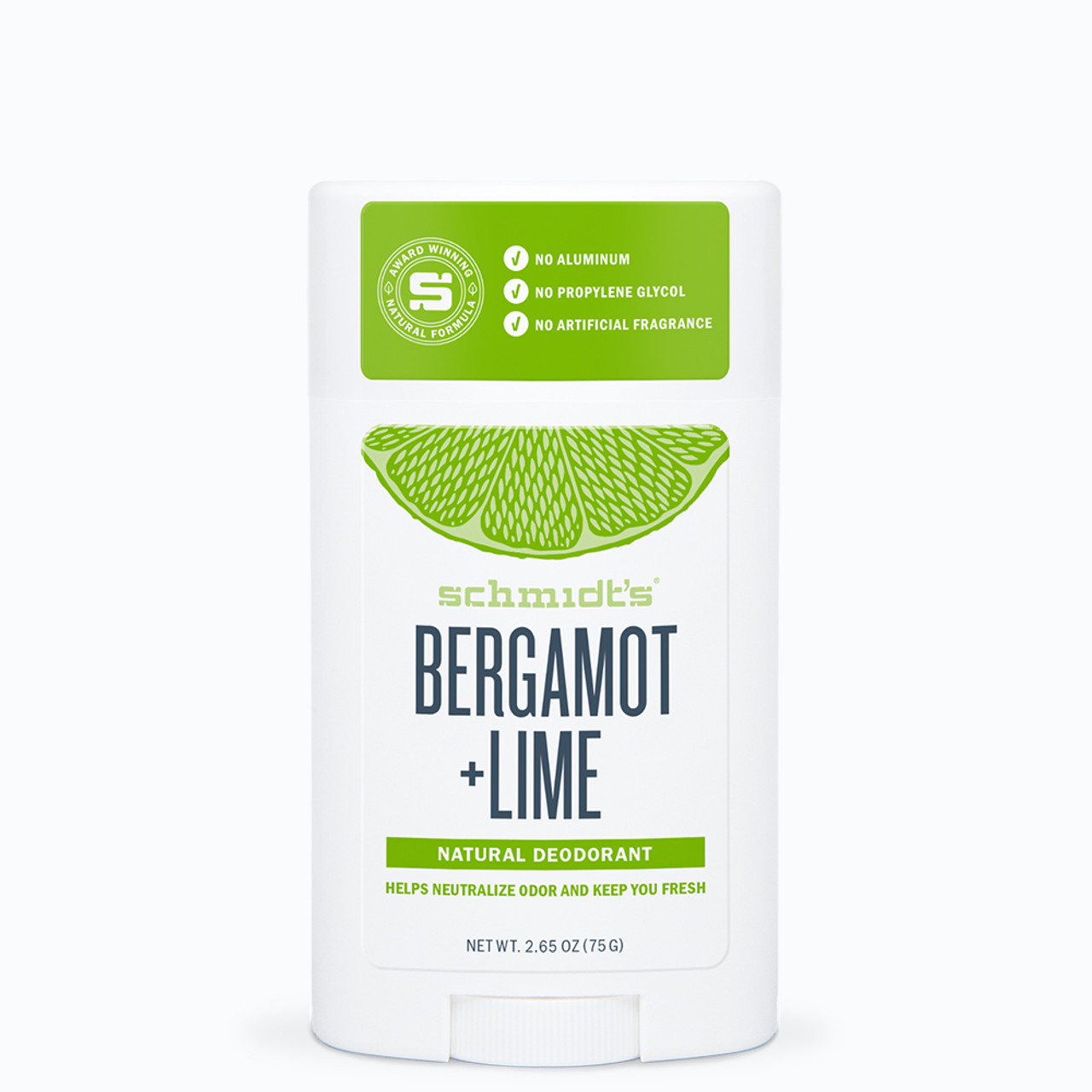 Schmidt's Deodorant Bergamot & Lime STICK 75g