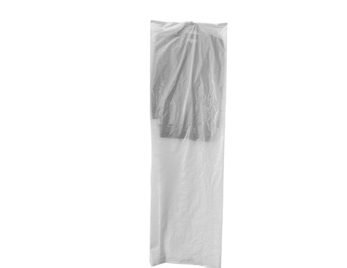 Heavy Duty Gusseted Garment Bags LDPE | 1.25 Mil | White