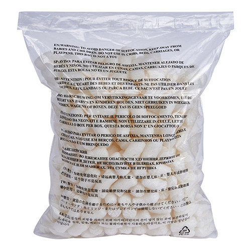 Resealable Bags LDPE | 1.25 Mil | With 12 Warnings With Vent Holes | Clear