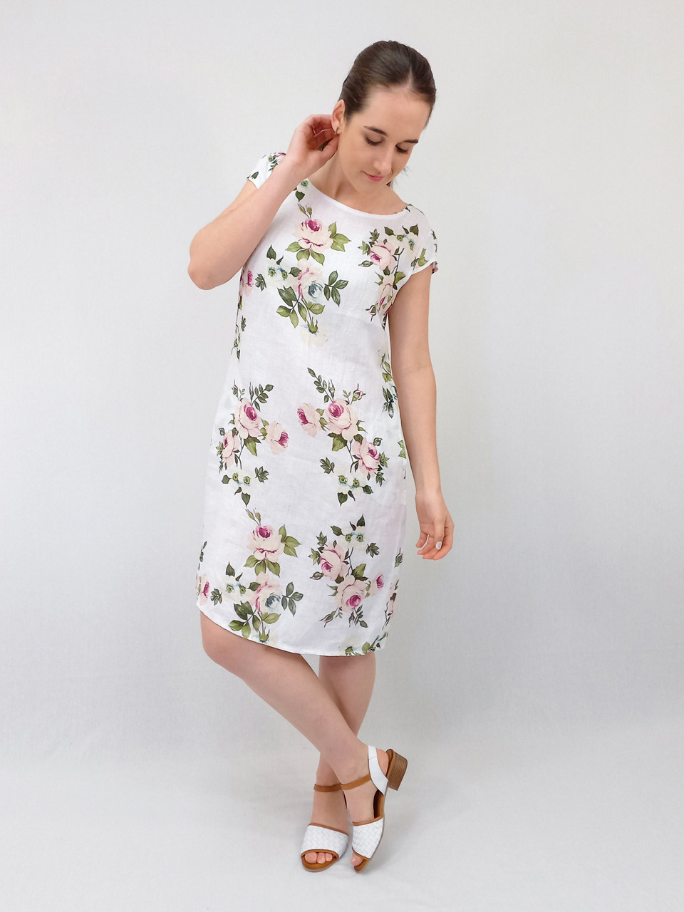 Midi Dress - Wild Rose - Peppers Trading Co