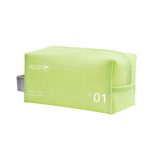 PVC Jelly Cosmetic Bag - Lime