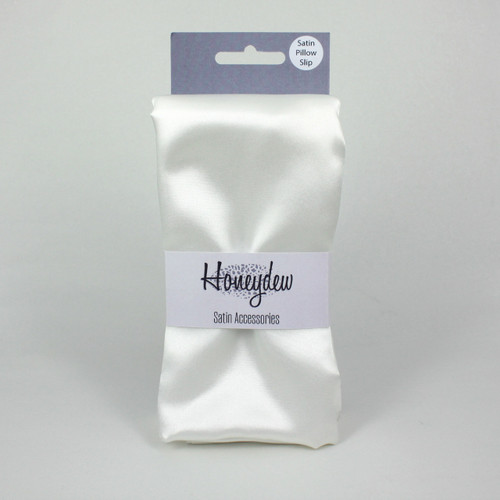 Honeydew Satin Pillow Slip - Ivory