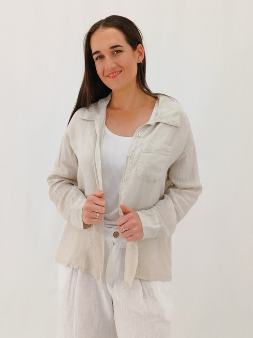 Nicola Button-Up - Natural