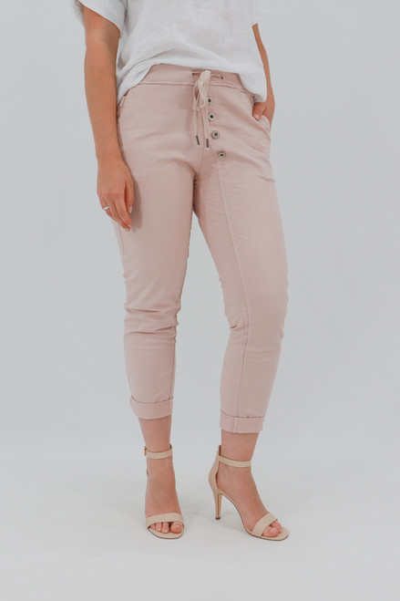 Cora Skinny Fit Pant - Basic - Dusk Pink