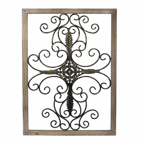 Scroll Work Wall Panel Lg Rect