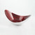 Abstract Oval Bowl Lg - Red
