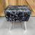 Reno Stool Hide Black/Silver