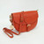 Carlotta Leather Crossbody - Tangerine