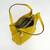 Flavia Leather Shopper - Yellow