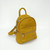 Galilea Leather Mini Backpack - Mustard