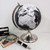 Large Globe - Black/White Map