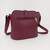 Cornelia - Leather Crossbody Bag - Berry