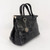 Freda - Leather Grab Bag - Black