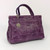 Freda - Leather Grab Bag - Violet