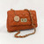 Regina - Leather Crossbody Bag - Tan