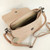 Ivana - Leather Crossbody Bag - Blush