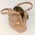 Clarita - Leather Grab Bag - Pink Beige