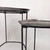 Asymmetrical Coffee Table - Antique Nickel Set/2