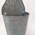 Deep Wall Planter Galv. - Set/2