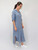 Perla Maxi Shirt Dress - Denim