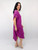 Zoe Curved Hem Dress - Basic - Violet