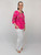 Matilda Layered Shirt - Fuchsia