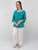 Matilda Layered Shirt - Teal