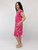 Midi Dress - Wild Rose - Fuchsia