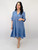 Luna Baby Doll Dress - Basic - Denim