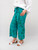 Amelie Cropped Wide Leg Pant - Teal