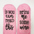 If you can read this - Wine Socks 1pr