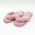 Thong Plush Slippers - Light Pink