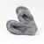 Thong Plush Slippers - Grey