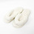 Thong Plush Slippers - Cream