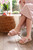 Cherry Plush Slippers - Blush