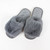 Classic Slide Plush Slippers - Grey