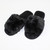 Classic Slide Plush Slippers - Black