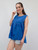 Celeste Sleeveless Blouse - Cobalt