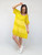 Isabel Cold Shoulder Dress - Yellow