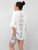 Vida Crochet Back Shirt - White