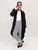 Carla Long Linen Coat - Black