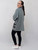 Sancia Abstract Cowl Neck Tunic - Grey