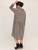 Marika Long-sleeve Winter Dress - Cocoa