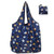 Packable Tote Bag - Cats Navy