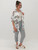 Alaia Oversized Shirt - Wildflower - White