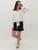 Alina Tie-front Blouse LS - White
