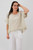 Lilla Scrunch Hem Blouse - Natural