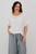 Lilla Scrunch Hem Blouse - White