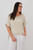 Lilla Scrunch Hem Blouse - Natural
