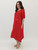 Lilibeth Applique Shift Dress - Scarlet